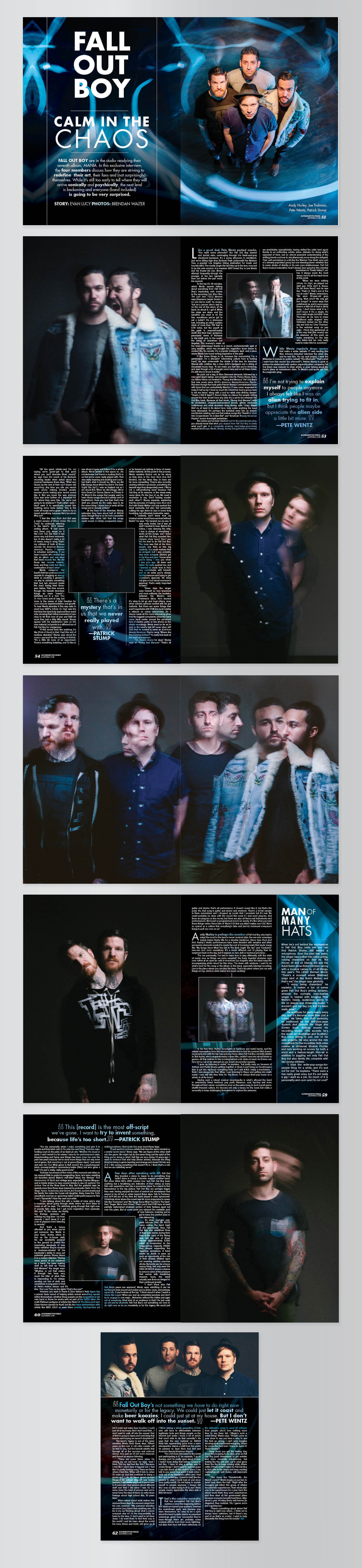 Fall Out Boy Cover Story